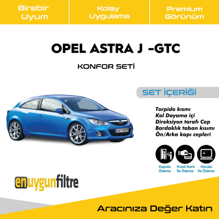 En Uygun Filtre - OPEL ASTRA J GTC Konfor Seti