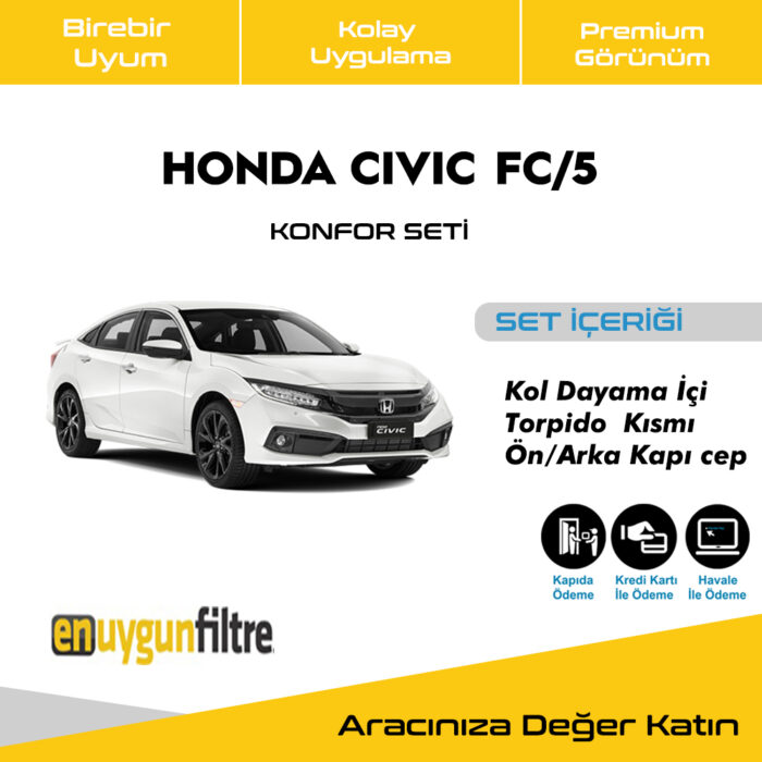 En Uygun Filtre - Honda Civic FC5 Konfor Seti / 2016-2020