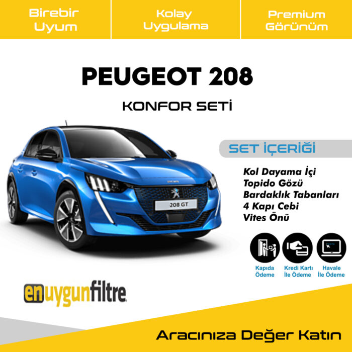 En Uygun Filtre - Peugeot 208 Konfor Seti