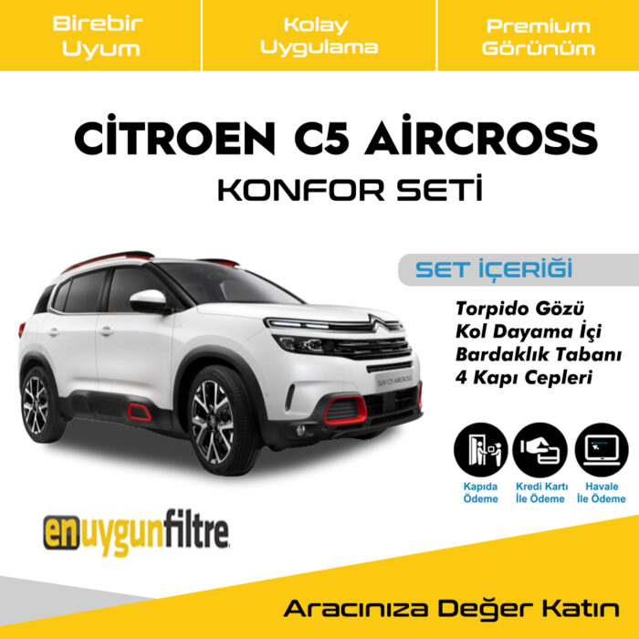 En Uygun Filtre - Citroën C5 Aircross Konfor Seti