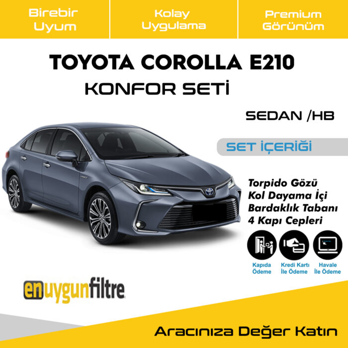 En Uygun Filtre - Toyota Corolla E210 Konfor Seti