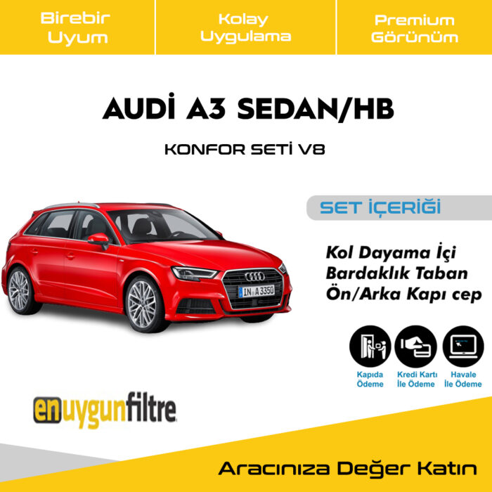 En Uygun Filtre - Audi A3/8V Konfor Seti - Sedan/Hatchback