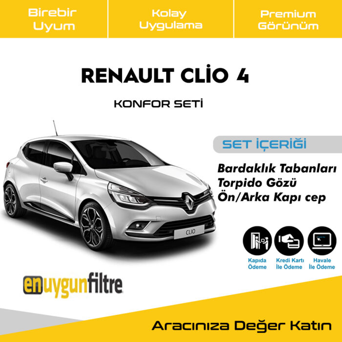 En Uygun Filtre - Renault CLIO 4 Konfor Seti