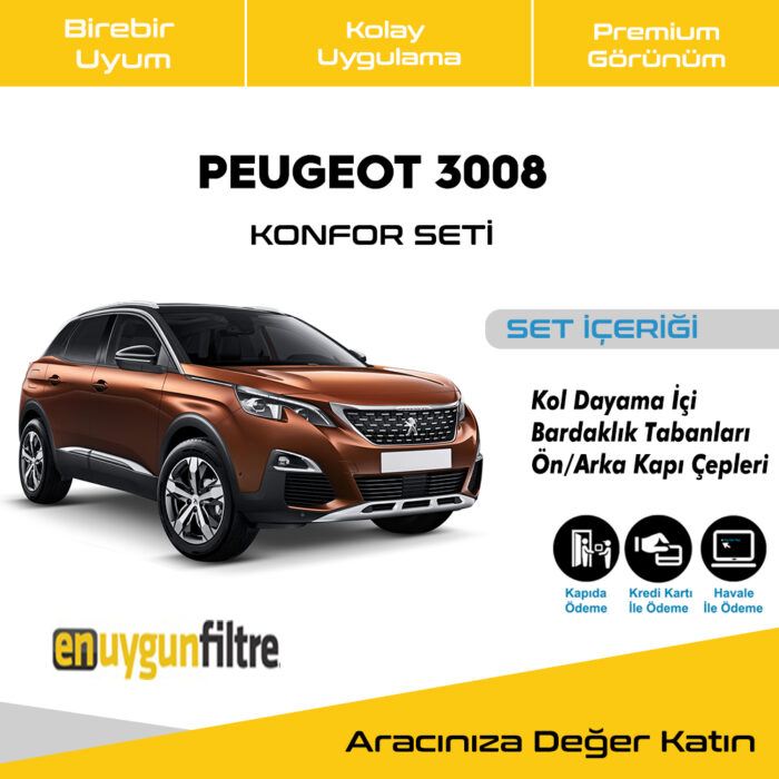 En Uygun Filtre - Peugeot 3008 Konfor Seti