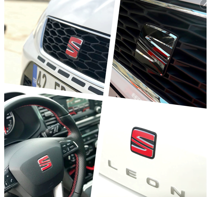 En Uygun Filtre - Seat Leon MK2 Amblem Sticker