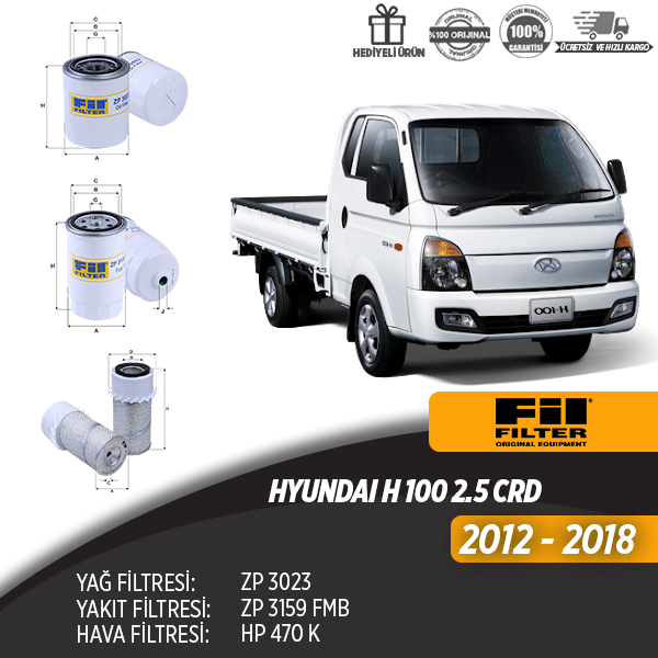 En Uygun Filtre - Hyundai H 100 ahmet bey s 40